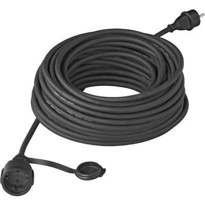Afbeelding van Pro Plus Schuko Verlengkabel 25 meter 3 x 2.5 mm2 Zwart