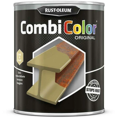 Afbeelding van rust oleum combicolor hoogglans goud 750 ml