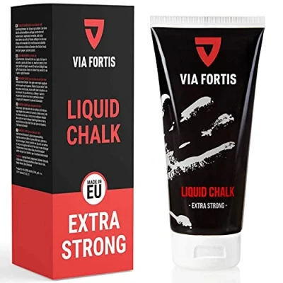 Afbeelding van VIA FORTIS Liquid Chalk For Maximum Grip during Sports Fast Drying, Extremely Economical and Long Lasting Calisthenics, Bouldering, Climbing, Pole UVM
