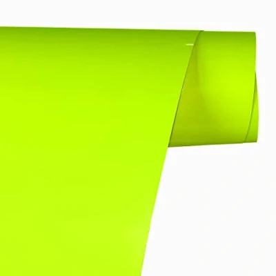 Afbeelding van FORBELL Plotterfolie textiel, 30,5 cm x 3 m, strijktransferfolie (neon geel)