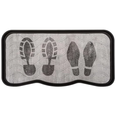 Afbeelding van Nicoman Boot Schoen lade Rack Mat afgedrukt VOETSPRINTS (1 Pack), PP