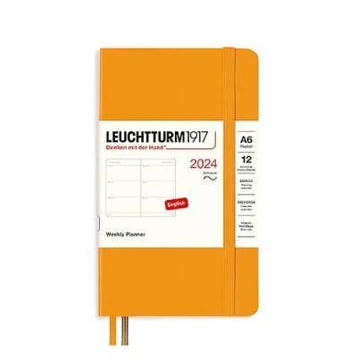 Afbeelding van LEUCHTTURM1917 367676 weekkalender, softcover, pocket (A6) 2024, 12 maanden, Rising Sun, Engels