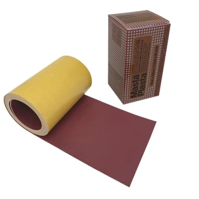 Afbeelding van MastaPlasta Originele zelfklevende lederen reparatiepatchtape rood, 150 x 10 cm, onmiddellijke bekleding kwaliteit kras en scheurreparatie op rol voor banken, auto interieurs, tassen, vinyl