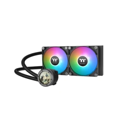 Afbeelding van Thermaltake TH240 V2 Ultra Processor Alles in één vloeistofkoeler 12 cm Zwart 1 stuk(s)