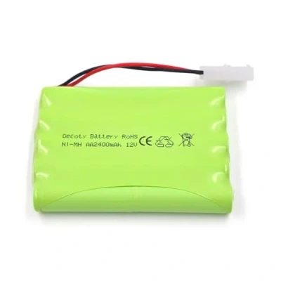 Afbeelding van Gecoty® NiMH Accu, 12 V, 2400 mAh, oplaadbare AA accupack met KET 2P aansluiting, voor afstandsbediening, speelgoed en elektrisch gereedschap