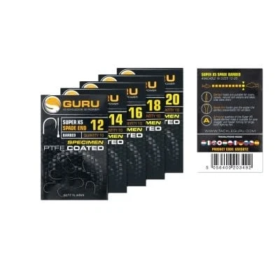 Afbeelding van Guru Super XS Spade Barbed 14 Witvis haken