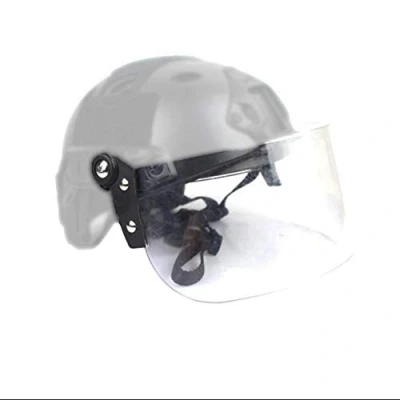 Afbeelding van DETECH Tactische helmbril Clear Riot Vizier Face Shield veiligheidsbril Airsoft Paintball accessoires