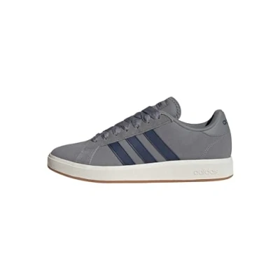 Afbeelding van adidas Heren GRAND COURT BASE 00s SHOES, grey three/dark blue/off white, 45 1/3 EU
