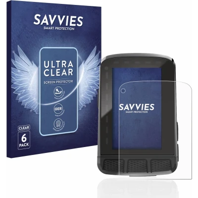 Afbeelding van Savvies Screenprotector voor Wahoo Elemnt Roam 2 Folie Beschermfolie transparant (6 Stuks)