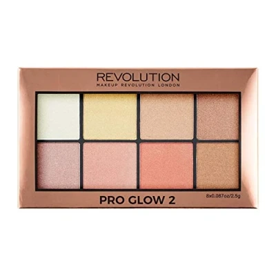 Afbeelding van Makeup Revolution Pro Glow 2 Highlighter Palette