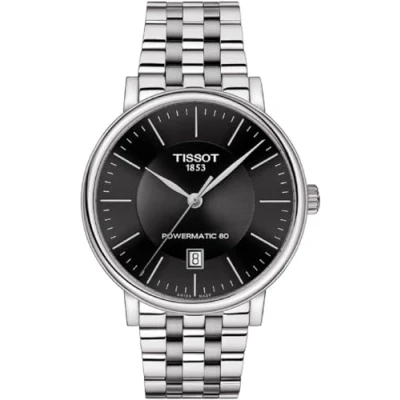 Afbeelding van Tissot Carson Premium Powermatic 80 T1224071105100 Horloge Staal Zilverkleurig Ø 40 mm