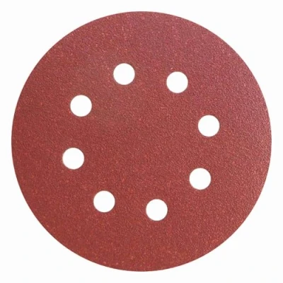 Afbeelding van Klingspor Schuurschijf met klitteband korrel 120 á ̧ 125mm. 8 afzuiggaten