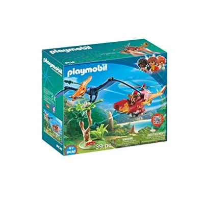 Afbeelding van Playmobil Dinos Helikopter met Pteranodon 9430 4+