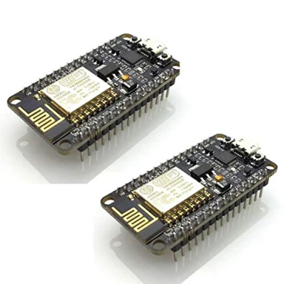 Afbeelding van HiLetgo nieuwe versie ESP8266 NodeMCU Lua CP2102 ESP 12E internet WLAN ontwikkelaarboard, open source serie, module, werkt uitstekend met Arduino IDE/micropython 2 stuks.