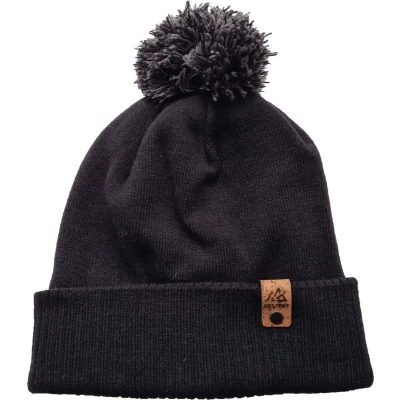Afbeelding van Descent Muts Basic met pom Zwart Beanie Wintersport