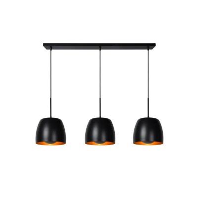 Afbeelding van Lucide NOLAN Hanglamp 3xE27 Zwart