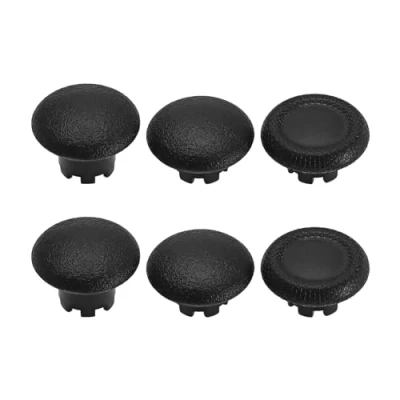 Afbeelding van Create idea 6 stuks Thumbsticks Caps Compatibel met PS5 Edge Controller in 1 Verwisselbare Analoge Stick Joystick Thumb Grips Accessoires Zwart