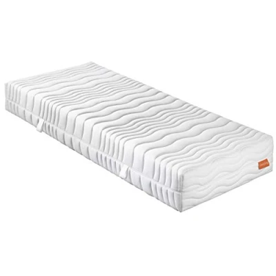 Afbeelding van sleepling 193944 matras Innovation 300, 7 zones koudschuimmatras, omkeerbare handgrepen, hardheidsgraad 2,5 tot 100 kg, Made in EU, Oeko Tex, wasbaar op 60 graden, 90 x 190 cm, wit