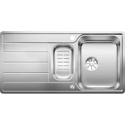Afbeelding van Blanco CLASSIMO 6 S IF dubbele rvs spoelbak met afdruip vlakinbouw 525329
