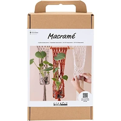 Afbeelding van Creativ Company Hobbyset Macrame Bloemenhanger