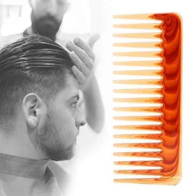 Afbeelding van Kam, Kam met brede tanden, draagbaar kapsel Retro tanden voor lang haar