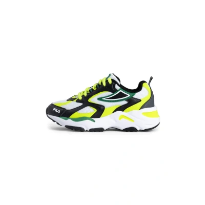 Afbeelding van FILA Cr cw02 Ray Tracer Kids Sneakers voor kinderen, Black Acid Lime, 33 EU
