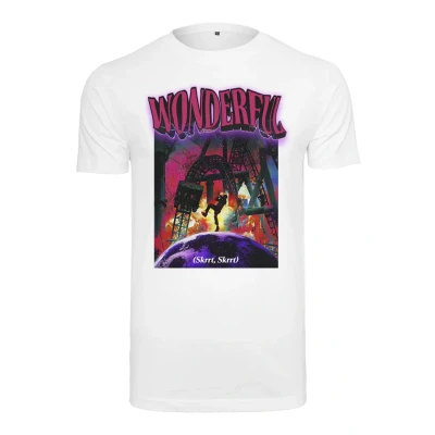 Afbeelding van Mister Tee Wonderful Tshirt print, Heren, Maat: XS, White