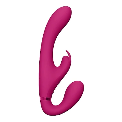 Afbeelding van Strapless strap on Vibrator Suki Roze