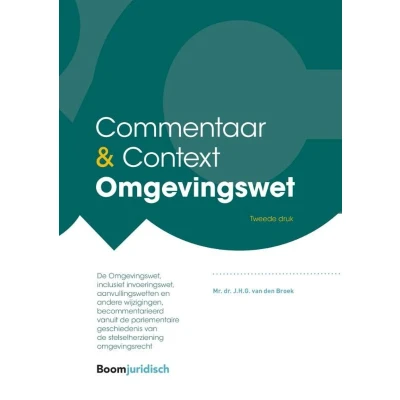 Afbeelding van Commentaar &amp; Context Omgevingswet