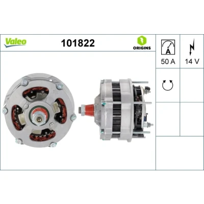 Afbeelding van Valeo Alternator/Dynamo 101822