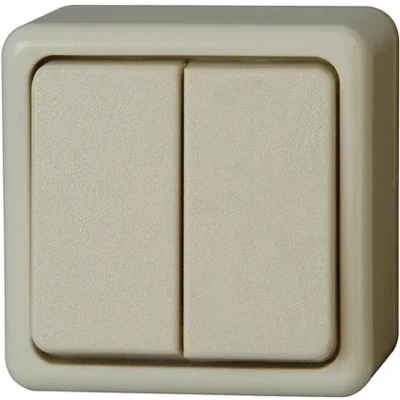 Afbeelding van Kopp Standaard Opbouw Serieschakelaar Crème Standard Series