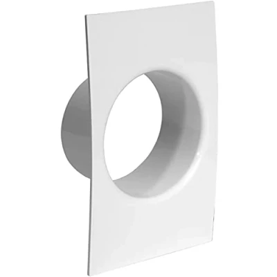 Afbeelding van 120 mm / 12 cm buisconnector flens kunststof rechte buisflens voor verwarming, koeling ventilatiesysteem