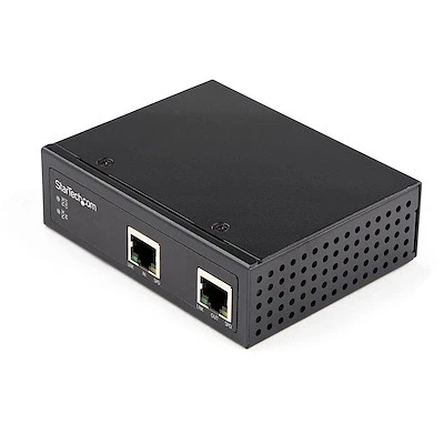 Afbeelding van StarTech.com POEEXT1G60W netwerkextender Netwerkrepeater 100,1000 Mbit/s Zwart