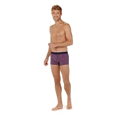 Afbeelding van HOM HAL Gemustert Onderbroeken, Heren, Maat: Large, Navy