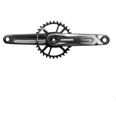 Afbeelding van Sram Unisex volwassenen Sx Eagle Power Spline crankstel, zwart, 32 tanden