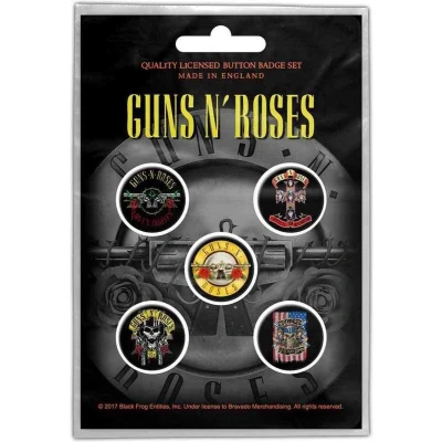Afbeelding van Guns N&#039; Roses Bullet Logo Pin Zilverkleurig
