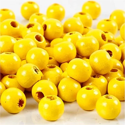 Afbeelding van Creotime Kralen 8x2 Mm 15 Gram 80 Stuks Geel