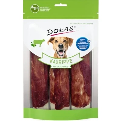 Afbeelding van DOKAS Graanvrije premium kauwsnack voor honden, ideaal grote 210 g (verpakking van 10 stuks)