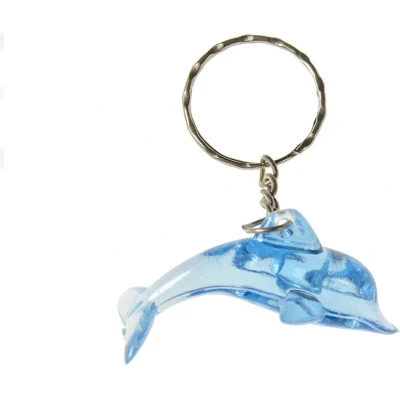 Afbeelding van Duckiez Sleutelhanger Dolfijn Blauw 48 stuks