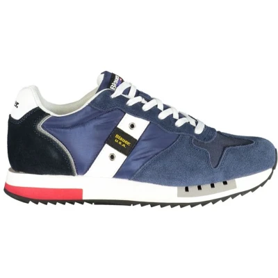 Afbeelding van Blauer Blue Polyester Heren Sneaker Voor Stijl En Comfort