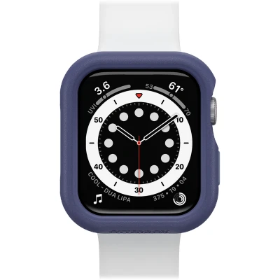 Afbeelding van OtterBox All Day Watch Bumper voor Apple Series SE (2e gen/1e gen)/6/5/4 44mm, Schokbestendig, Valbestendig, Slanke beschermhoes Watch, Guards Display and Edges, Purper