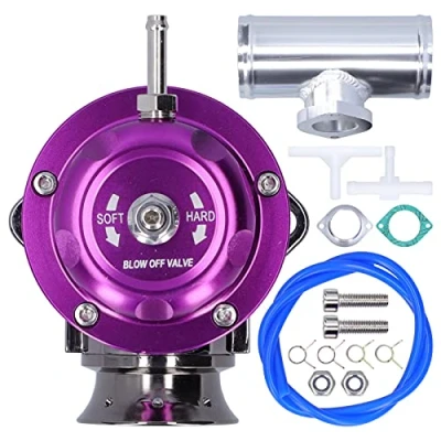 Afbeelding van Blow Off Valve, SDD‑BOVGRSBL FPG250, Type‑RS BOV Aluminium Billet Universal Turbo Valve met 2,5 Inch Flensbuis(Purper)