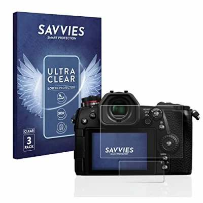Afbeelding van Savvies Screenprotector voor Panasonic Lumix DC G9 Folie Beschermfolie transparant (6 Stuks)