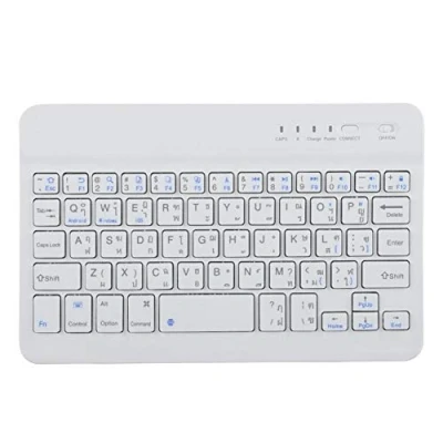Afbeelding van Thaise taal ultra slim bluetooth toetsenbord geschikt voor Android/iOS/Windows systemen.