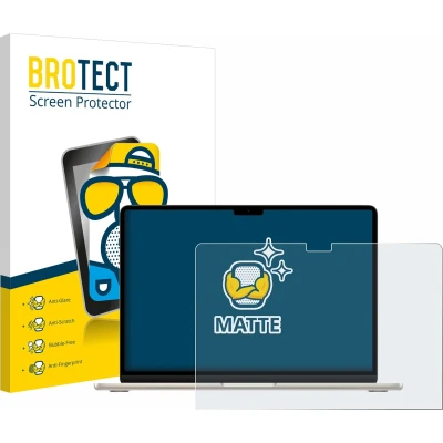 Afbeelding van BROTECT Screenprotector voor Apple MacBook Air 15&quot; M2 2022 Folie Beschermfolie matte