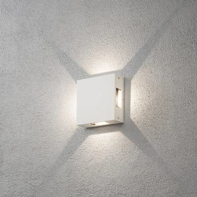 Afbeelding van Konstsmide Cremona 7984 250 LED buitenlamp (wand) Energielabel: G (A G) vast ingebouwd 12 W Wit
