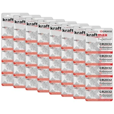 Afbeelding van 10 stuks CR2032 lithium krachtige batterij/3 V knoopcel voor professionele toepassingen nieuwste generatie