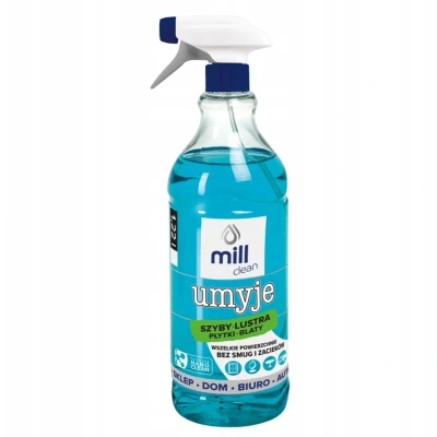 Afbeelding van Mill Clean Wasvloeistof voor het reinigen van ramen, glas, spiegels, tegels 1,22 L