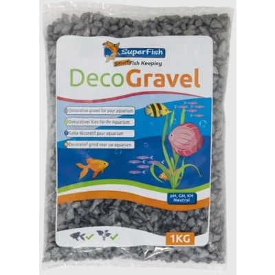 Afbeelding van Sf deco grind glamour grijs 1kg SuperFish
