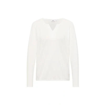 Afbeelding van Cecil Longsleeve, Dames, Maat: XS, Weiß
